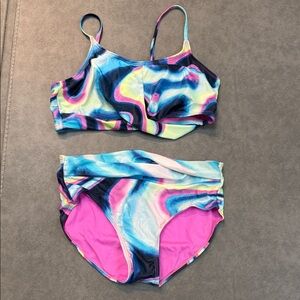 Justice Multicolor Kids Swim Bikini